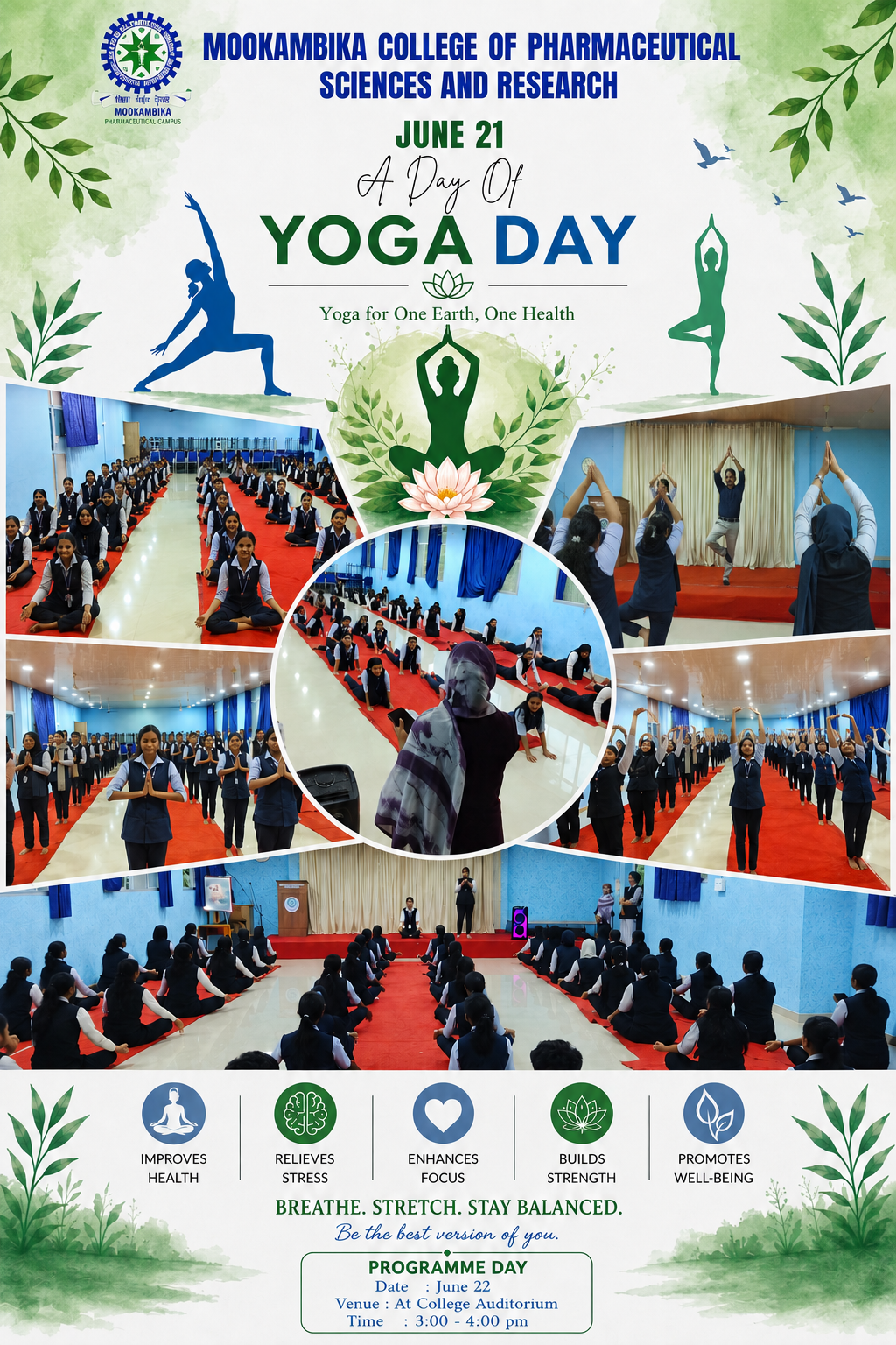 YOGA DAY 21st JUNE, 2026